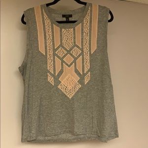 J Crew sleeveless shirt